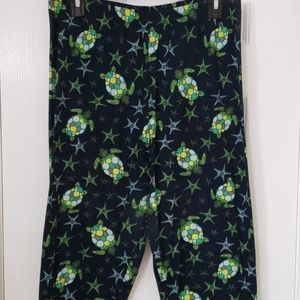 Turtle & starfish leggings